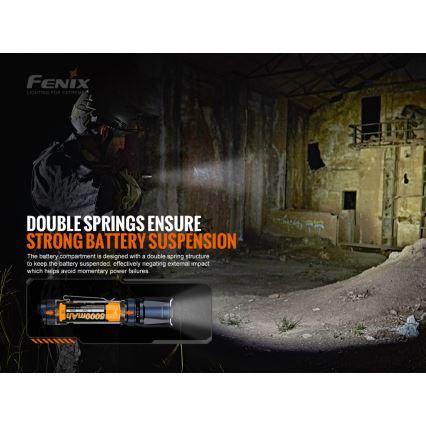 Fenix TK20RV20 - Светодиодный тактический аккумуляторный фонарь LED/USB IP68 3000 лм 48 часов