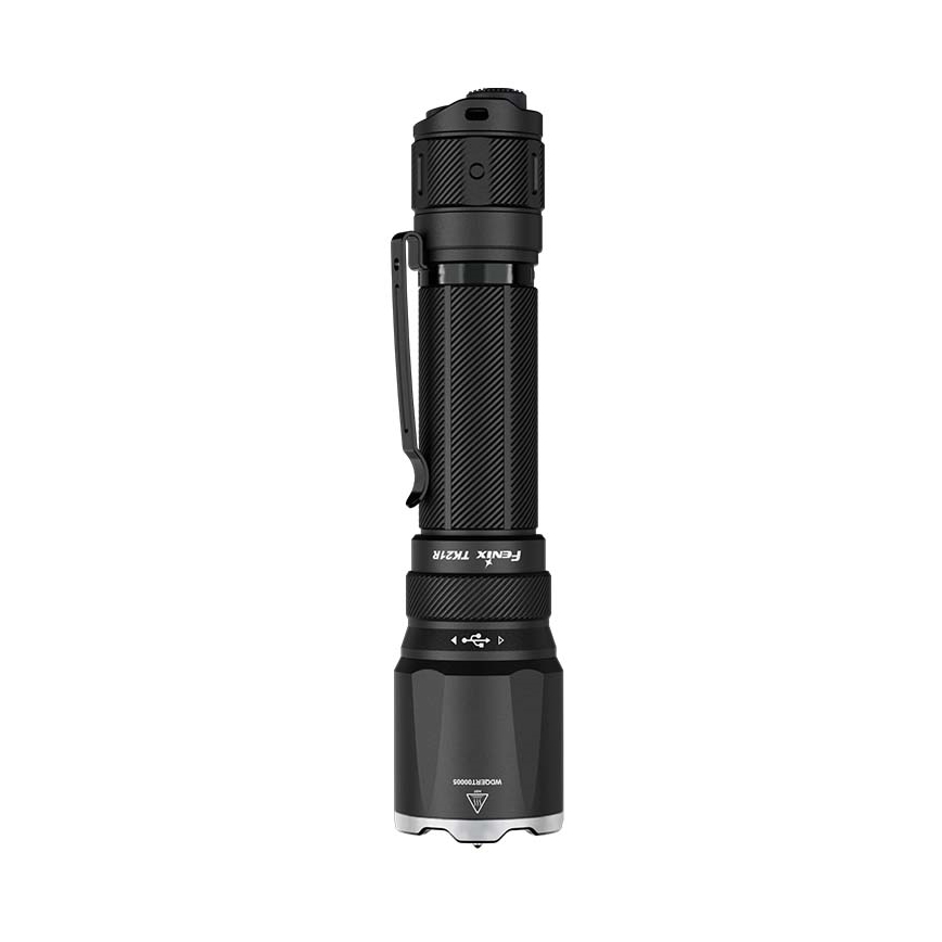 Fenix TK21RBLK - перезаряджуваний LED-ліхтар з регульованою яскравістю, LED/USB, 6000 mAh, IP68, 3600 лм, 72,5 год, чорний