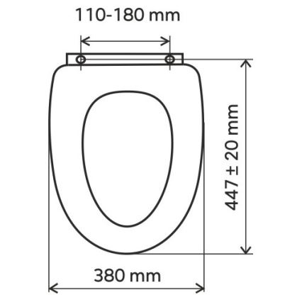 FERRO - сиденье для унитаза SoftClose, MDF, декор под ясень