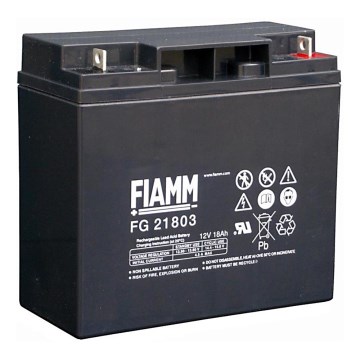 Fiamm FG21803 - Свинцово-кислотный аккумулятор 12V/18Ah/резьба M5