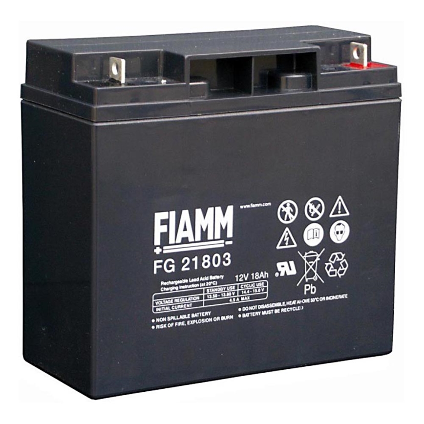 Fiamm FG21803 - Свинцово-кислотный аккумулятор 12V/18Ah/резьба M5
