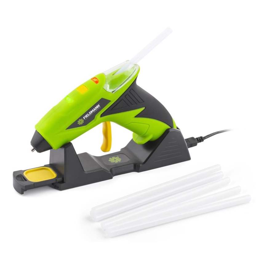 Fieldmann - AKU Клейовий пістолет 4V 1500 mAh зелений