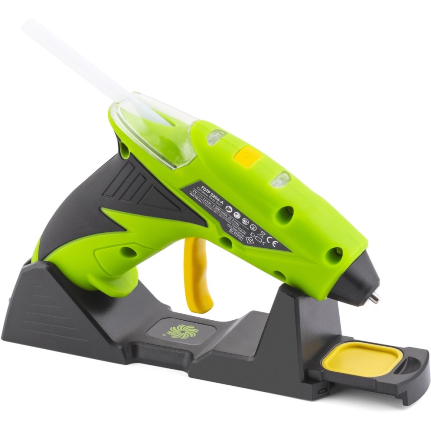 Fieldmann - AKU Клейовий пістолет 4V 1500 mAh зелений