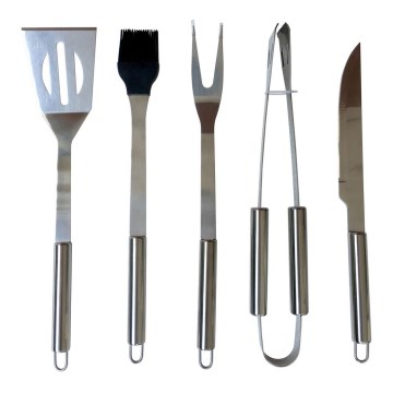 Fieldmann - Аксесуари для гриля 5 шт. нержавіюча сталь