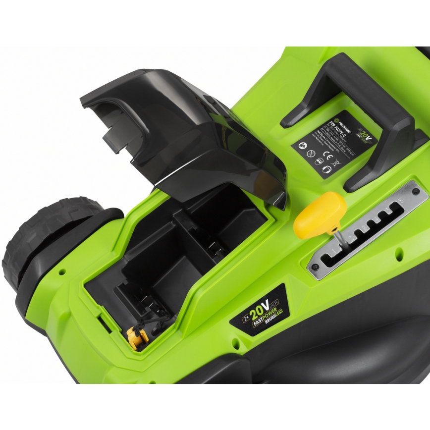 Fieldmann - Акумуляторна газонокосарка 2x20V