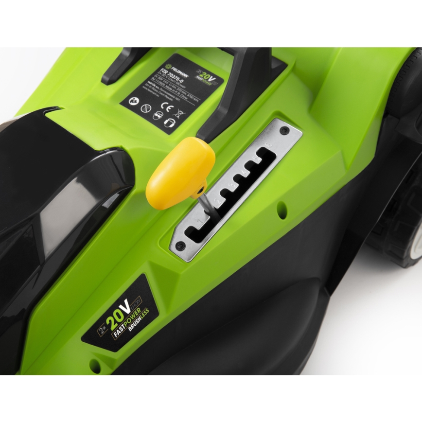 Fieldmann - Акумуляторна газонокосарка 2x20V