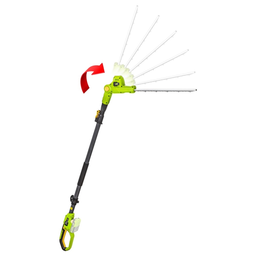 Fieldmann - Аккумуляторные телескопические ножницы для живой изгороди 20V