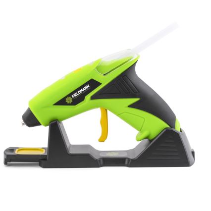 Fieldmann - Аккумуляторный клеевой пистолет 4В 1500 мАч зелёный