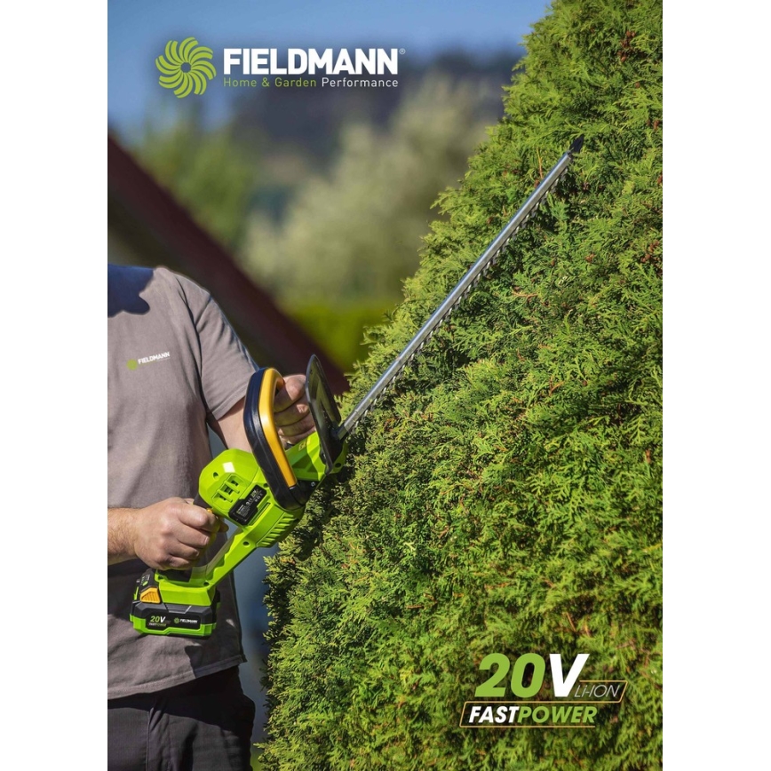 Fieldmann - Аккумуляторный кусторез 20V