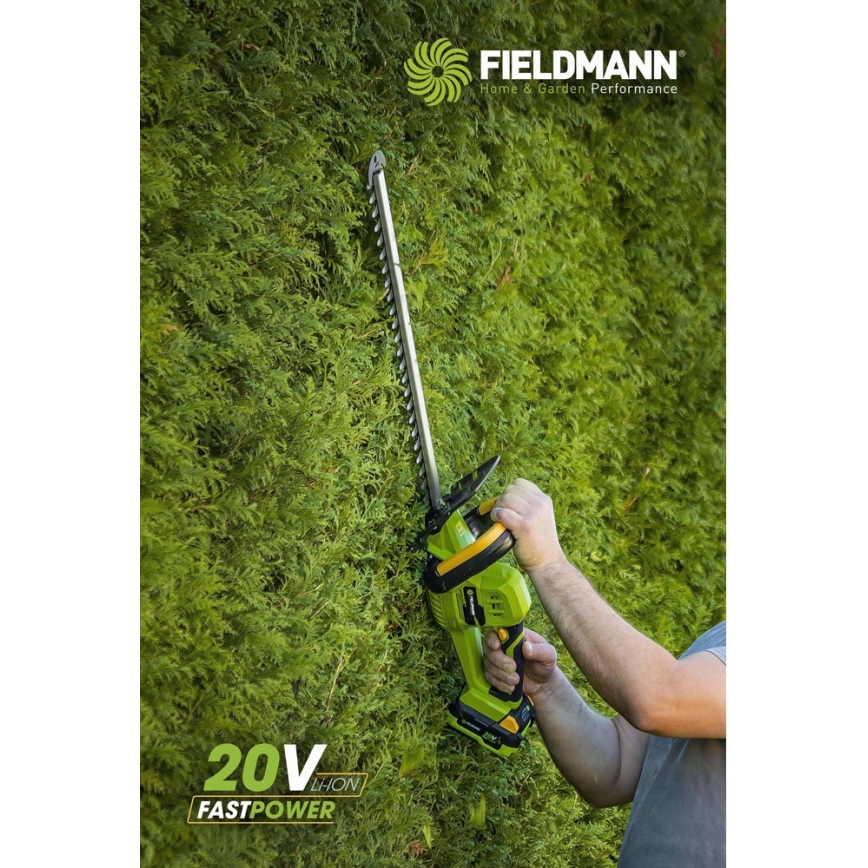 Fieldmann - Аккумуляторный кусторез 20V