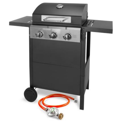 Fieldmann - Газовый гриль 3x горелки черный