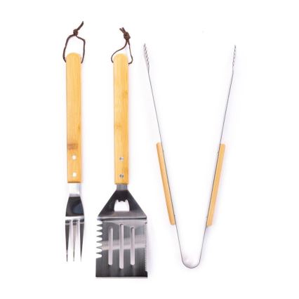 Fieldmann - Набір для барбекю з валізкою нержавіюча сталь 3 шт.