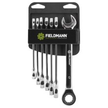 Fieldmann - Набір ключів з тріскачним ключем 7 шт.