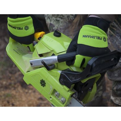 Fieldmann - Рабочие перчатки XL черный/зеленый