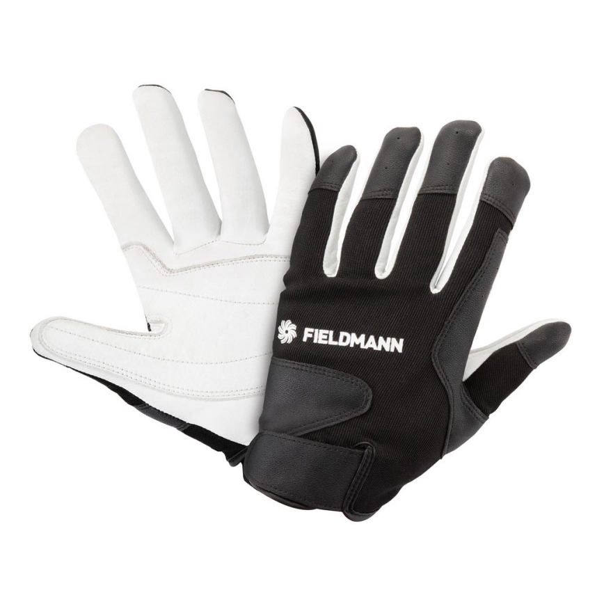 Fieldmann - Робочі рукавиці чорний/білий