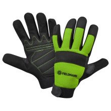 Fieldmann - Робочі рукавиці XXL чорний/зелений