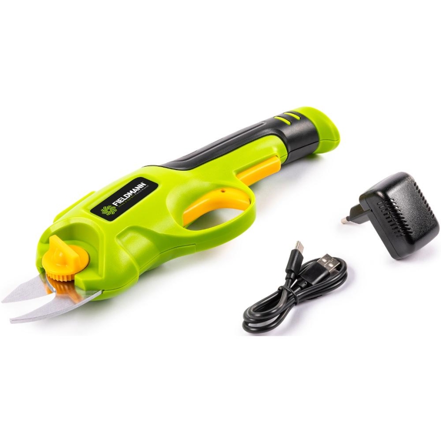 Fieldmann - Садові акумуляторні ножиці для гілок 1500 mAh