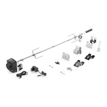 Fieldmann - шампур для гриля с мотором 230 В нержавеющая сталь