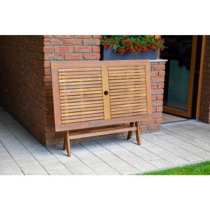 Fieldmann - Складной садовый стол 120x70 см акация