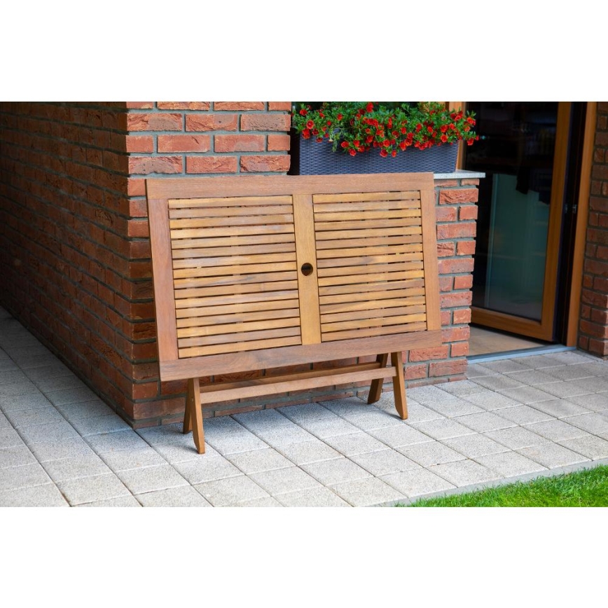 Fieldmann - Складной садовый стол 120x70 см акация