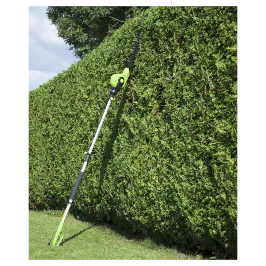 Fieldmann - Телескопічні ножиці для живоплоту 450W/230V
