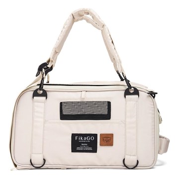 Fikago - Travel carrier bag для dogs и cats TRUFFLE Creamy Cloud