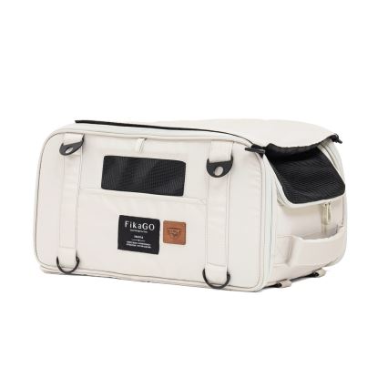 Fikago - Travel carrier bag для dogs и cats TRUFFLE Creamy Cloud