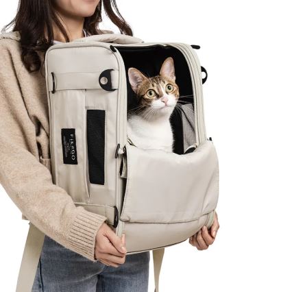 Fikago - Travel carrier bag для dogs и cats TRUFFLE Grey