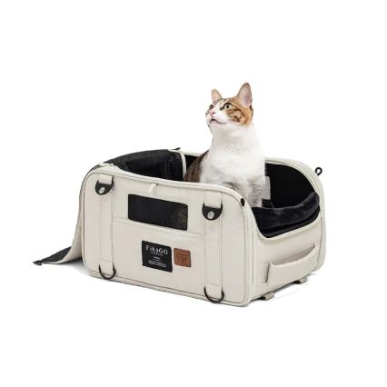 Fikago - Travel carrier bag для dogs и cats TRUFFLE Grey