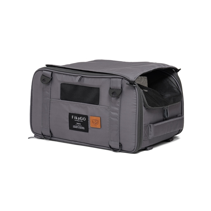 Fikago - Travel carrier bag для dogs и cats TRUFFLE Grey