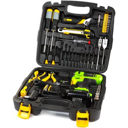 Філдманн - акумуляторний дриль з комплектом аксесуарів 12 В 1300 мА·год