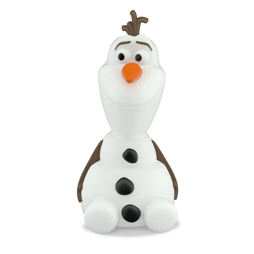 Philips 71768/08/16 - Світлодіодна дитяча лампа DISNEY FROZEN ОЛАФ LED/0,3W/2xAAA сніговик