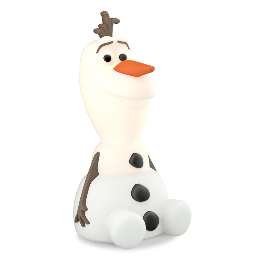 Philips 71768/08/16 - Світлодіодна дитяча лампа DISNEY FROZEN ОЛАФ LED/0,3W/2xAAA сніговик