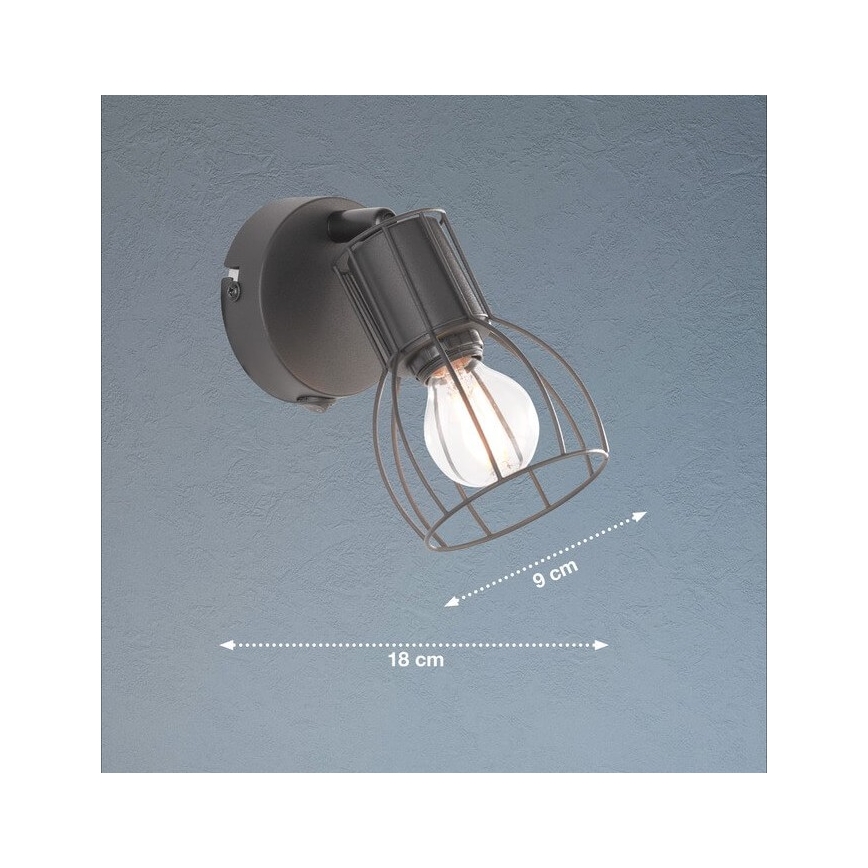 Fischer & Honsel 30074 - Настінний точковий світильник KAFES 1xE14/25W/230V