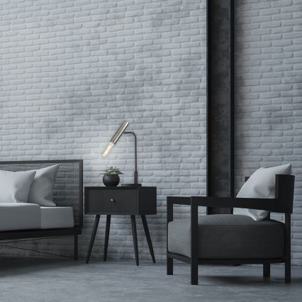 Fischer & Honsel 50214 - Настільна лампа DEAN 1xE27/25W/230V