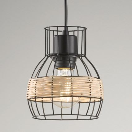 Fischer & Honsel 60798 - Підвісна люстра STRAW 3xE27/40W/230V