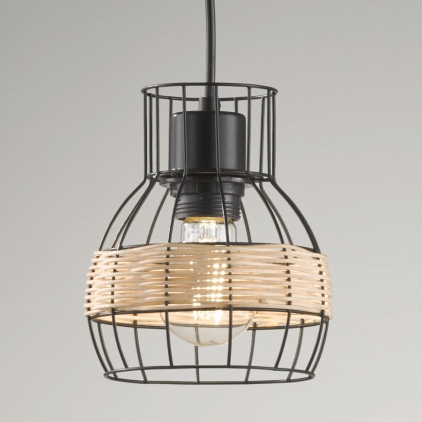 Fischer & Honsel 60798 - Підвісна люстра STRAW 3xE27/40W/230V