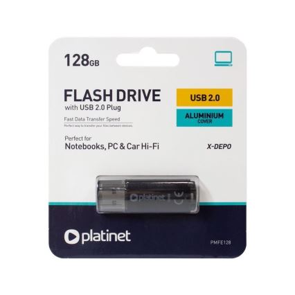 Флэш-накопитель USB 128ГБ черный