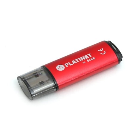 Флэш-накопитель USB 64ГБ красный