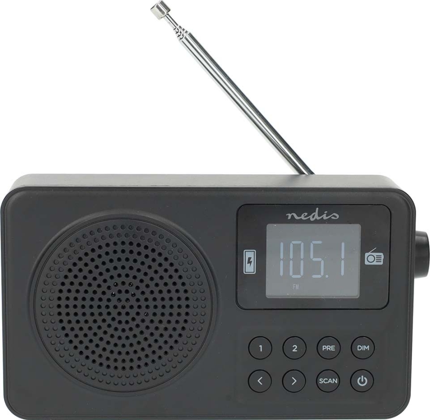 FM-радіо 2 Вт/5 В 1900 мА·год