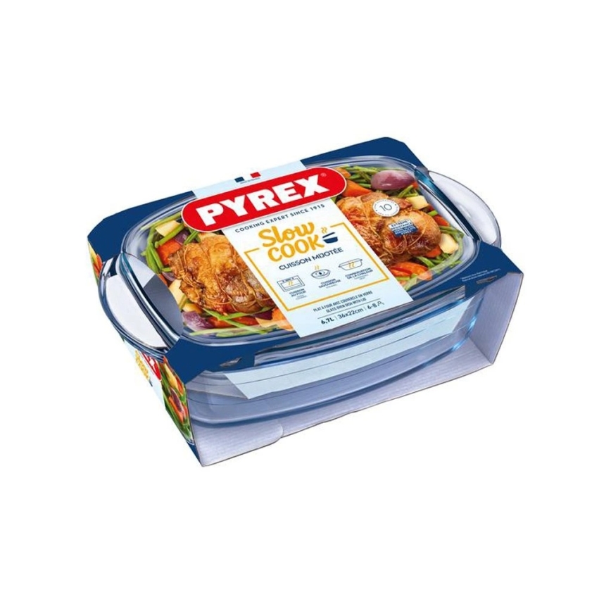 Форма для запекания с крышкой PYREX, 6,7 л
