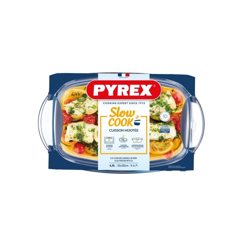 Форма для запікання PYREX 4,5 л з кришкою