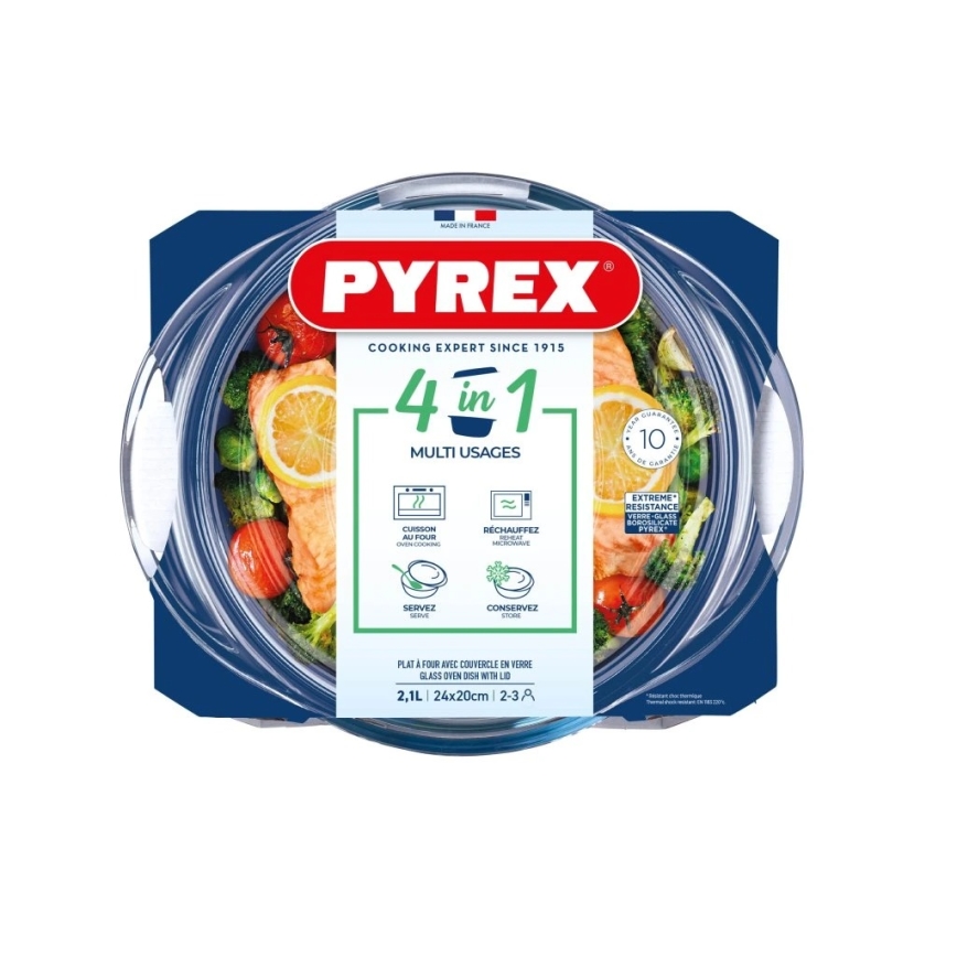 Форма для запікання PYREX з кришкою, 2,1 л