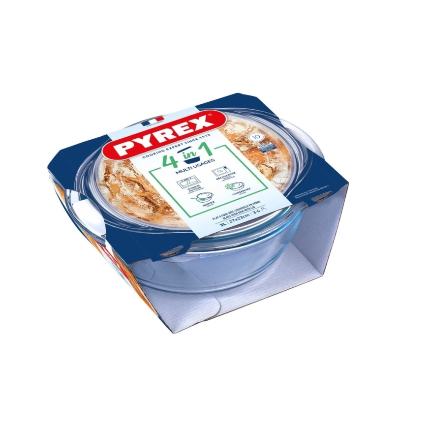 Форма для запікання з кришкою PYREX, 3 л
