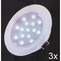 Fulgur 21072 - НАБОР 3x Светодиодный подвесной светильник для ванной комнаты ELESPOT 1xLED/0,7W/230V IP44