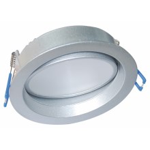 Fulgur 23147 - Светодиодный подвесной светильник для ванной комнаты LED/10W/230V 3000K IP54 серебряная