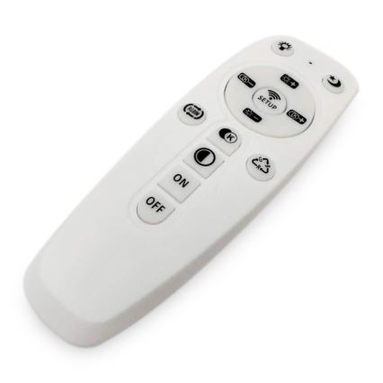 Fulgur 28858 - Світлодіодний стельовий світильник з регулюванням яскравості ROSA LED/36W/230V + пульт дистанційного керування