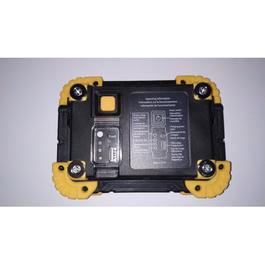 Fulgur 34004 - Акумуляторний LED прожектор з універсальною мобільною батареєю LED/17W/4400 mAh IPX4