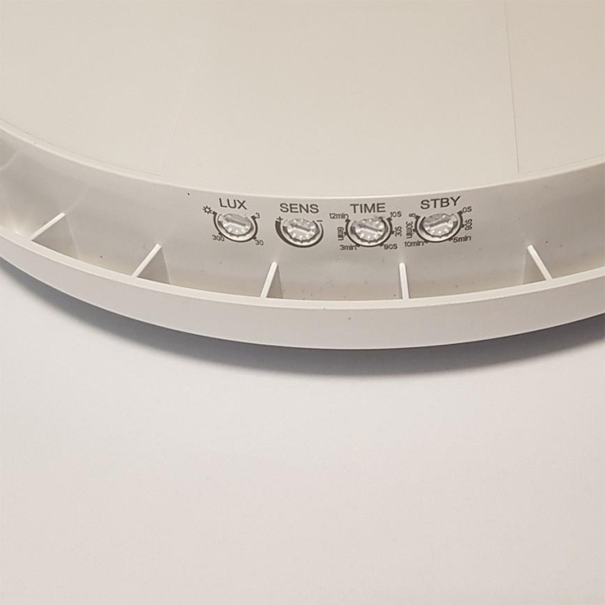 Fulgur 39672 - Светодиодный промышленный потолочный светильник с датчиком ELLA LED/16W/230V IP65