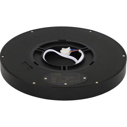 Fulgur 41811 - Стельовий LED світильник NOMY LED/18W/230V 3000/4000/6000K IP40 діаметр 23 см чорний